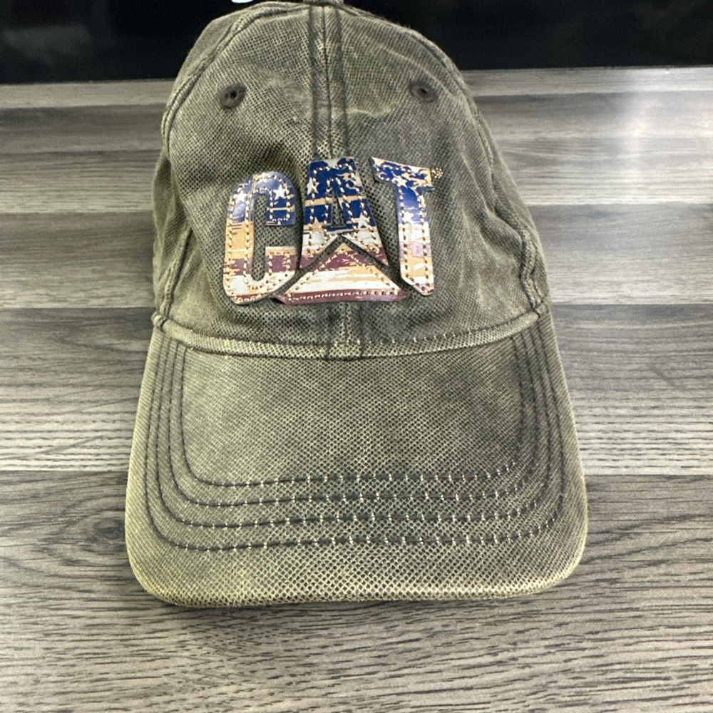 Cat dark Green almost brown Baseball Cap